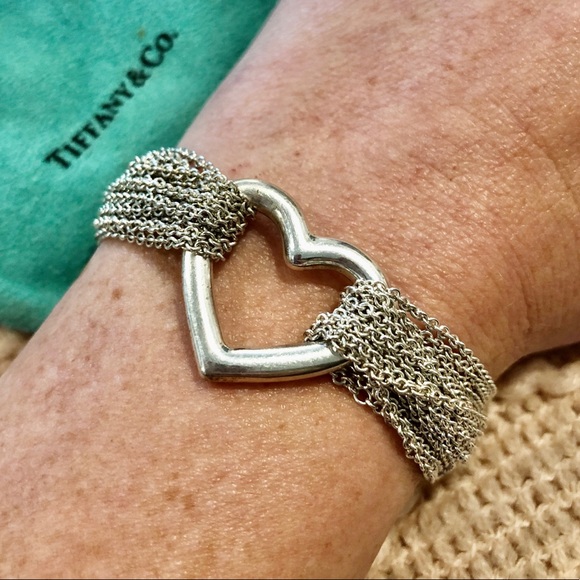 Tiffany & Co. Silver Heart Toggle Bracelet - Picture 6 of 7